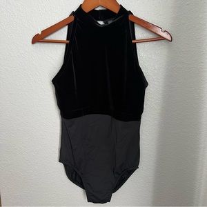 Suffolk Dance - Autumn Canopy High Neck with Keyhole Adult Leotard